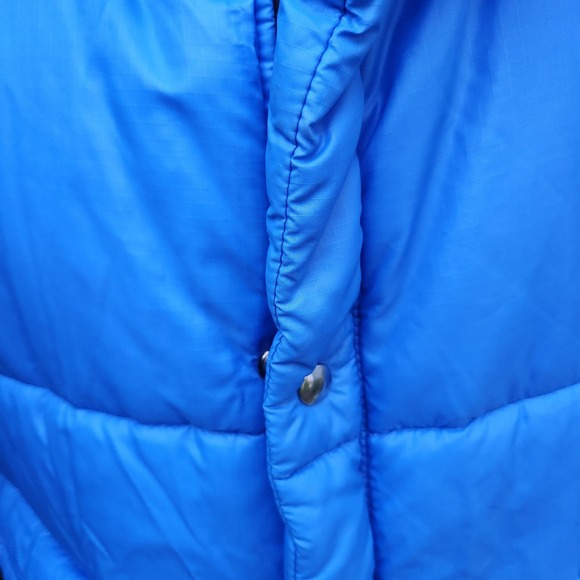 Vintage Equinox Puffer‎ Vest Mens XL Blue Full Zip Snap Front Pockets - Picture 7 of 10
